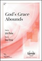 God's Grace Abounds SATB choral sheet music cover